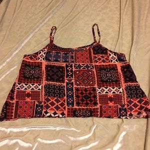 Mudd Crop Tank Top (S)